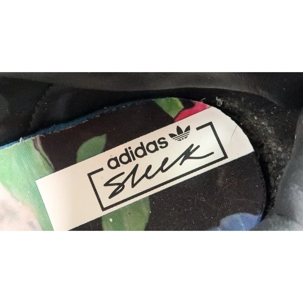Adidas Sleek Super Chunky Sole Women's Size 10 Lace Up Low Top White Black